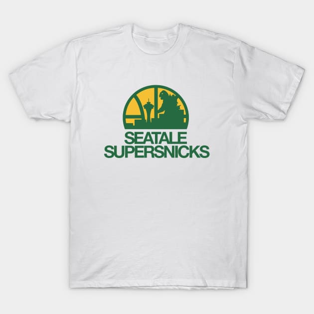 Seatale Supersnicks T-Shirt by sombreroinc
